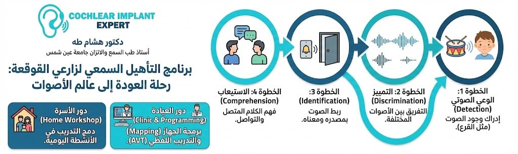 برنامج التأهيل السمعي لزارعي القوقعة: العودة إلى عالم الأصوات